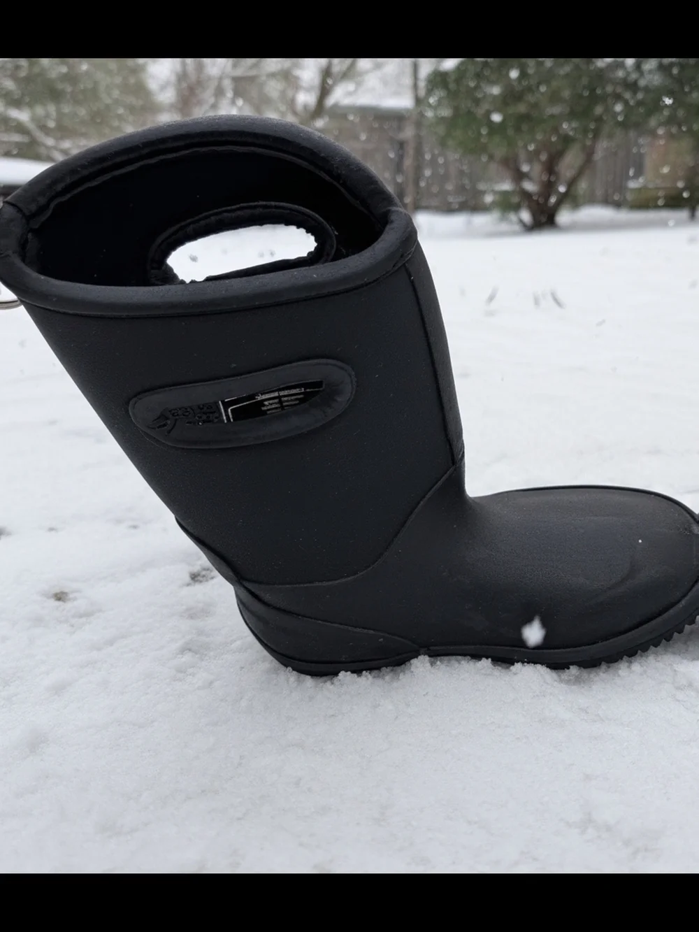 LONE CONE KIDS Black Neoprene Pull-On Rain/Snow Boot US Size 1